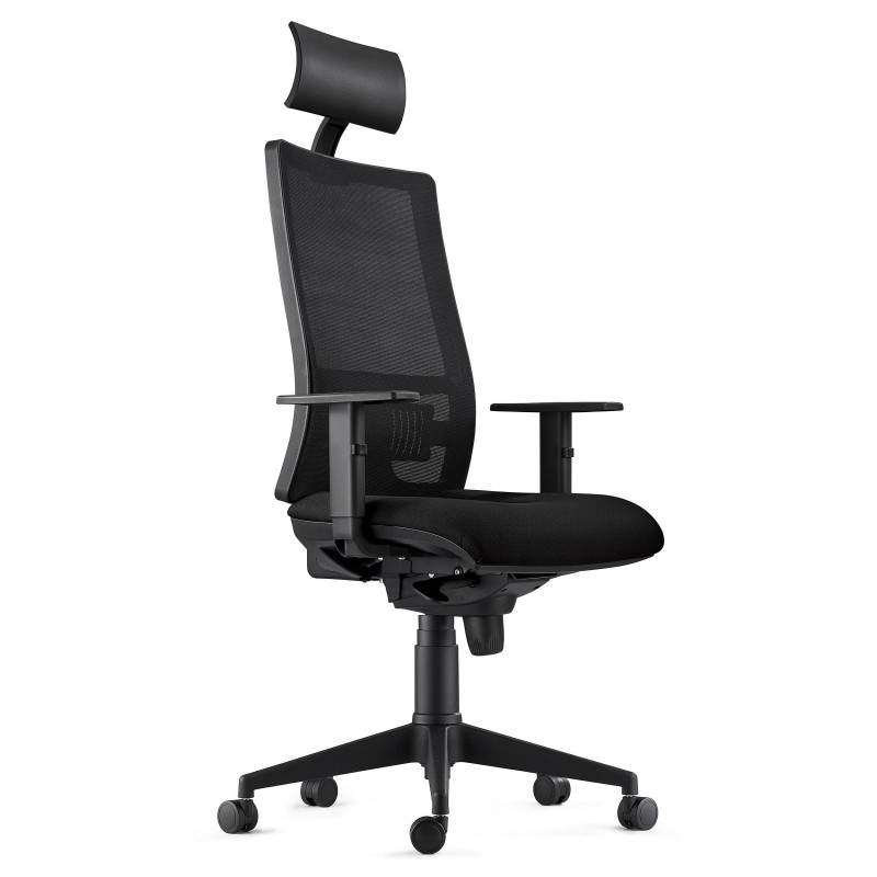 Silla Ergonómica MARSA, homologada 8h, negro