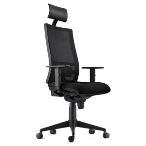Silla Ergonómica MARSA, homologada 8h, negro