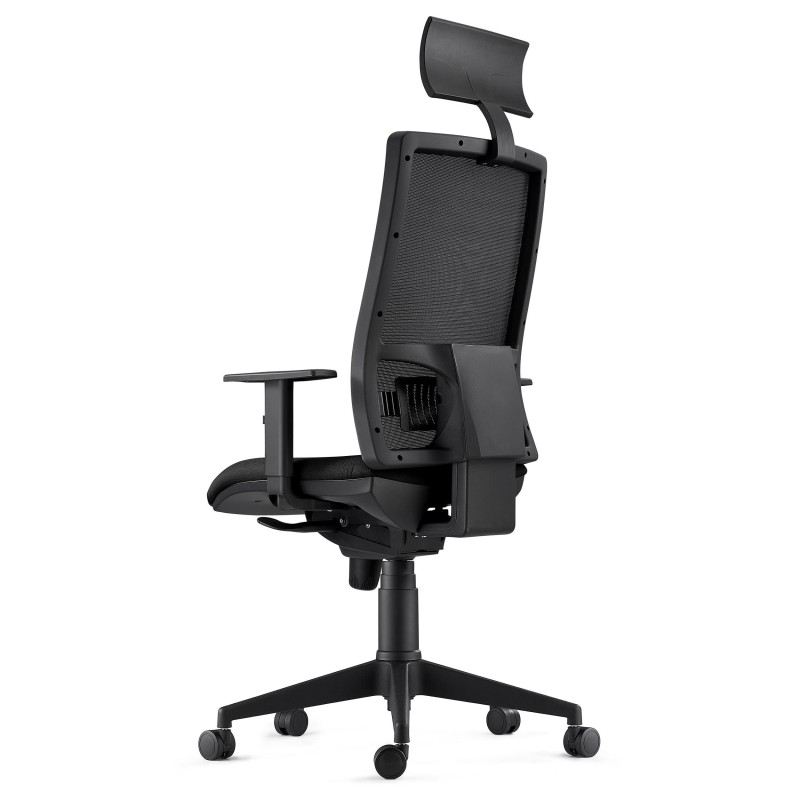 Silla Ergonómica MARSA, homologada 8h, negro