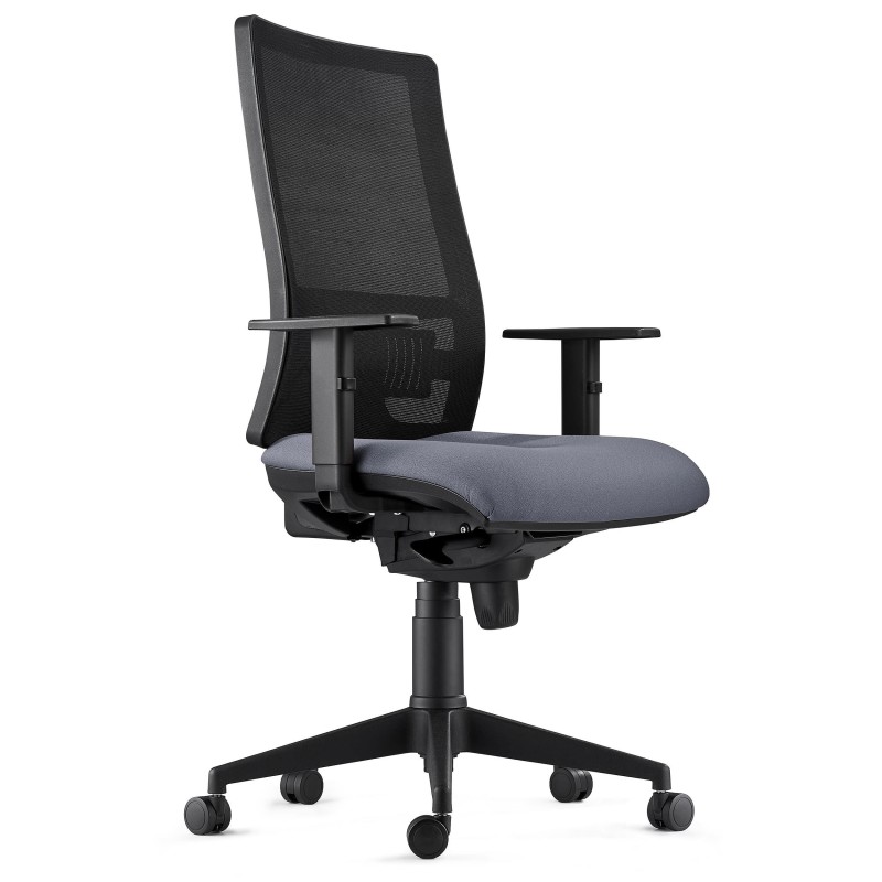 Silla Ergonómica EMERSON, homologada 8h, negro