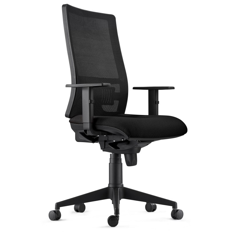 Silla Ergonómica EMERSON, homologada 8h, negro