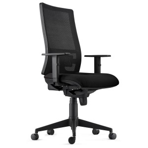Silla Ergonómica EMERSON, homologada 8h, negro