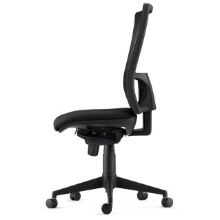 Silla Ergonómica EMERSON, sin brazos, homologada 8h, negro y negro 2