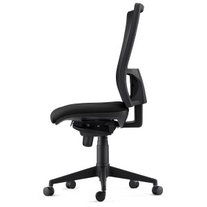 Silla Ergonómica EMERSON, sin brazos, homologada 8h, negro y negro