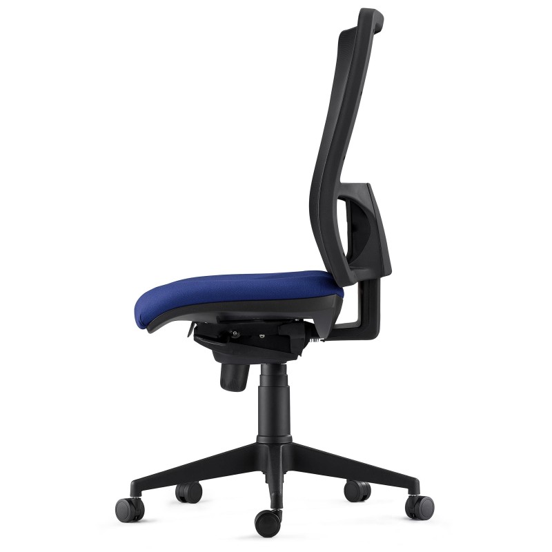 Silla Ergonómica EMERSON, sin brazos, homologada 8h, negro y negro