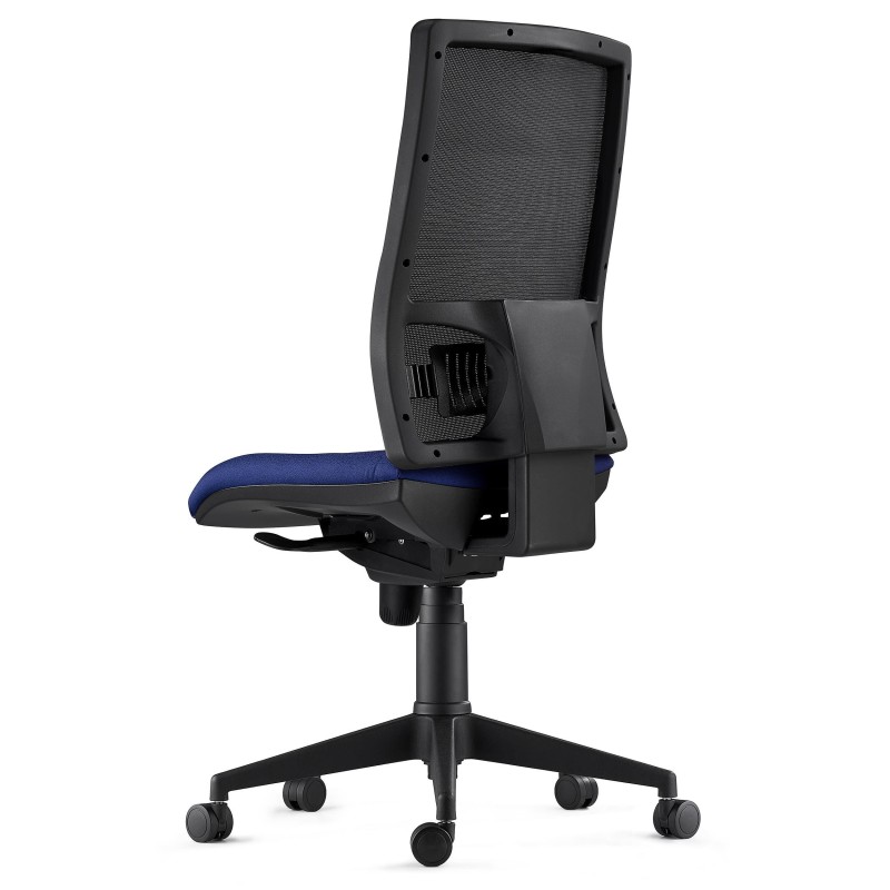 Silla Ergonómica EMERSON, sin brazos, homologada 8h, negro y negro