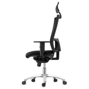 Silla Ergonómica MARSA, homologada 8h, negro