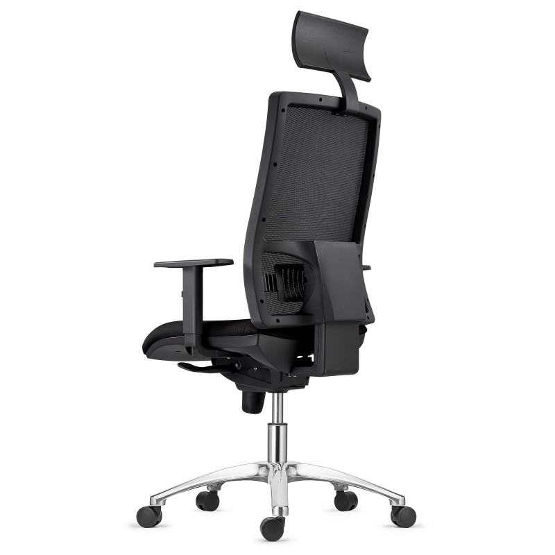 Silla Ergonómica MARSA, homologada 8h, negro