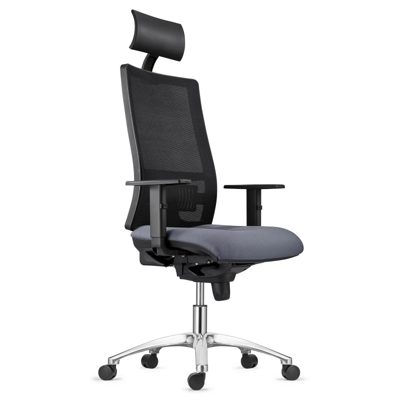 Silla Ergonómica MARSA, homologada 8h, negro