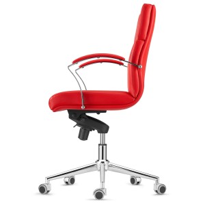 Sillón de Oficina RABAT, gran dalidad, piel negra