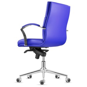Sillón de Oficina RABAT, gran dalidad, piel negra