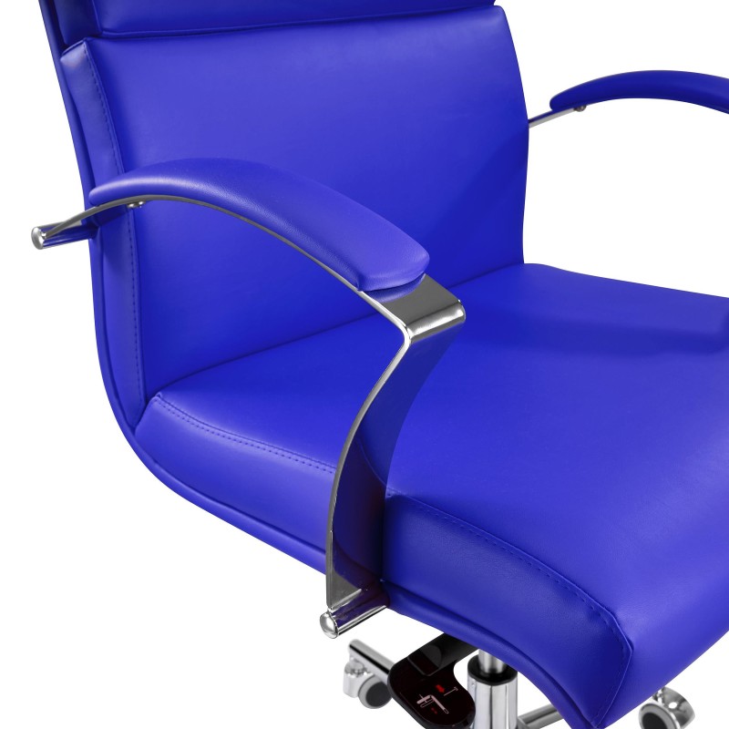 Sillón de Oficina RABAT, gran dalidad, piel negra