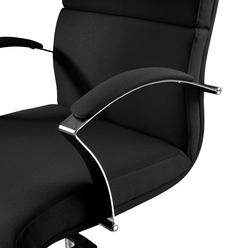Sillón de Oficina RABAT PRO TELA, gran dalidad, negro