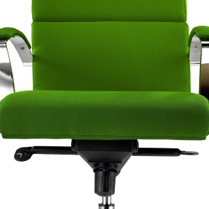 Sillón de Oficina RABAT en Tela color Negro, Respaldo Medio