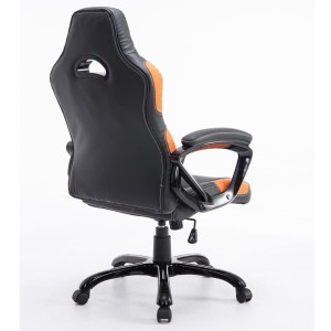 Silla Gaming AUKE en Piel color Negro/Blanco