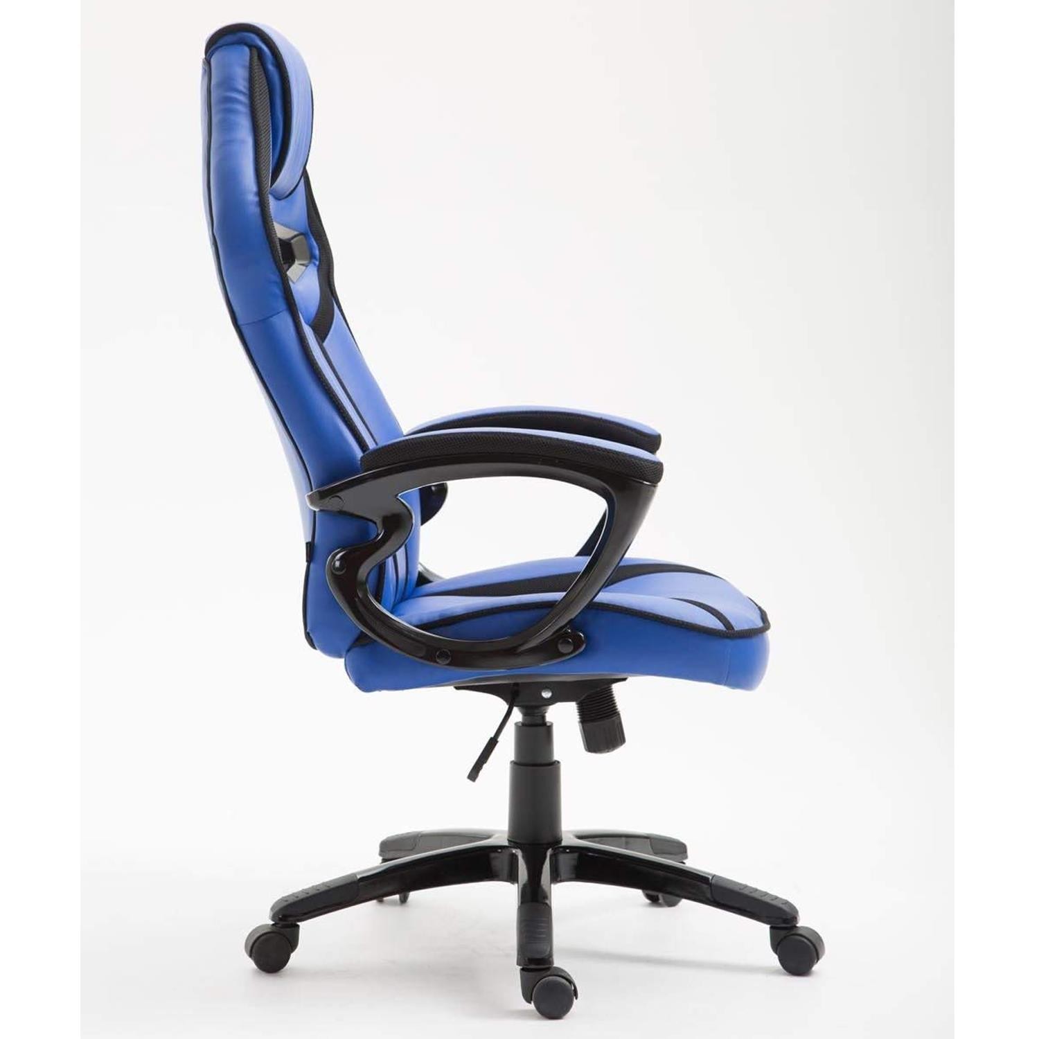 Silla Gaming GOTAM, Mecanismo Basculante, Diseño Deportivo, en Piel color Amarillo