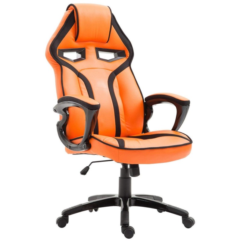 Silla Gaming GOTAM en Piel color Amarillo