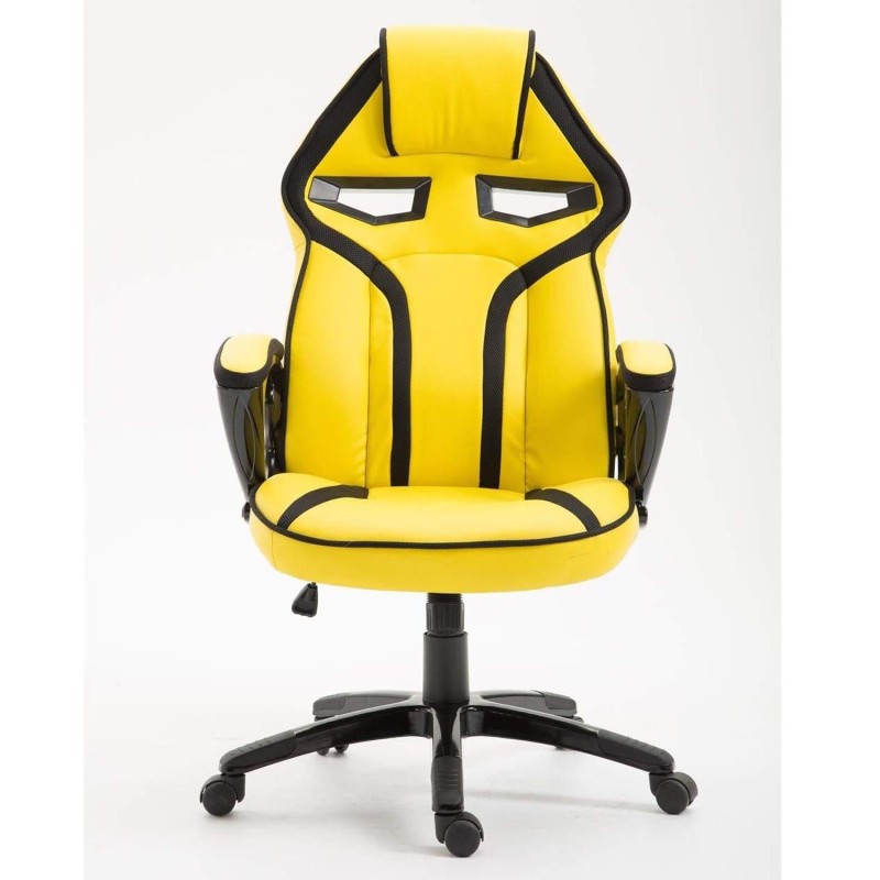 Silla Gaming GOTAM en Piel color Amarillo