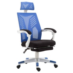 Silla Gaming NEON WHITE en Malla Transpirable Negra