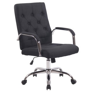 Silla de oficina NESI en tela color negro