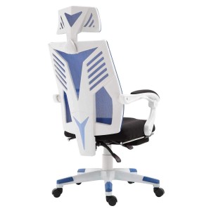 Silla Gaming NEON WHITE en Malla Transpirable Negra
