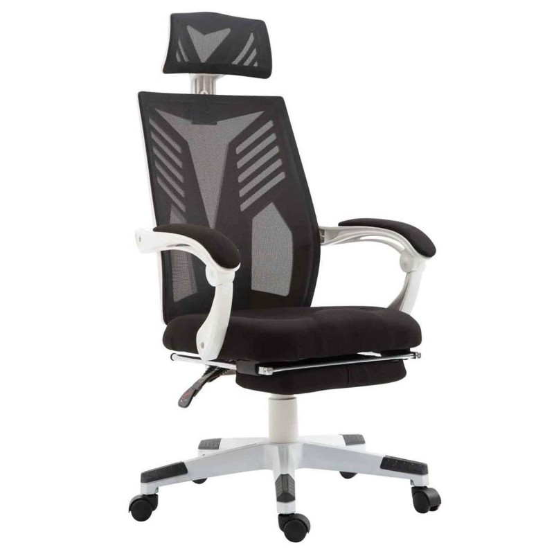 Silla Gaming NEON WHITE en Malla Transpirable Negra