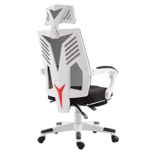 Silla Gaming NEON WHITE en Malla Transpirable Negra