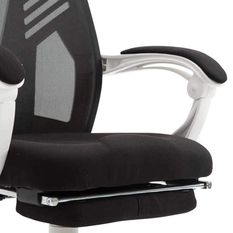 Silla Gaming NEON WHITE en Malla Transpirable Negra