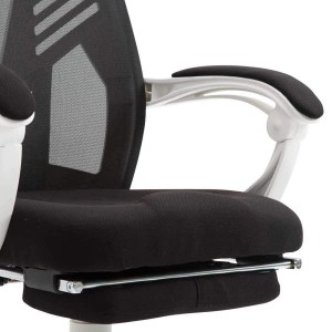 Silla Gaming NEON WHITE en Malla Transpirable Negra