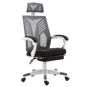 Silla Gaming NEON WHITE en Malla Transpirable Negra