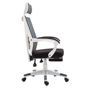 Silla Gaming NEON WHITE en Malla Transpirable Negra