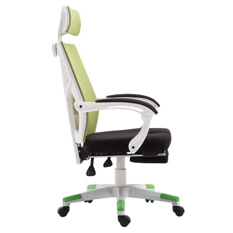 Silla Gaming NEON WHITE en Malla Transpirable Negra