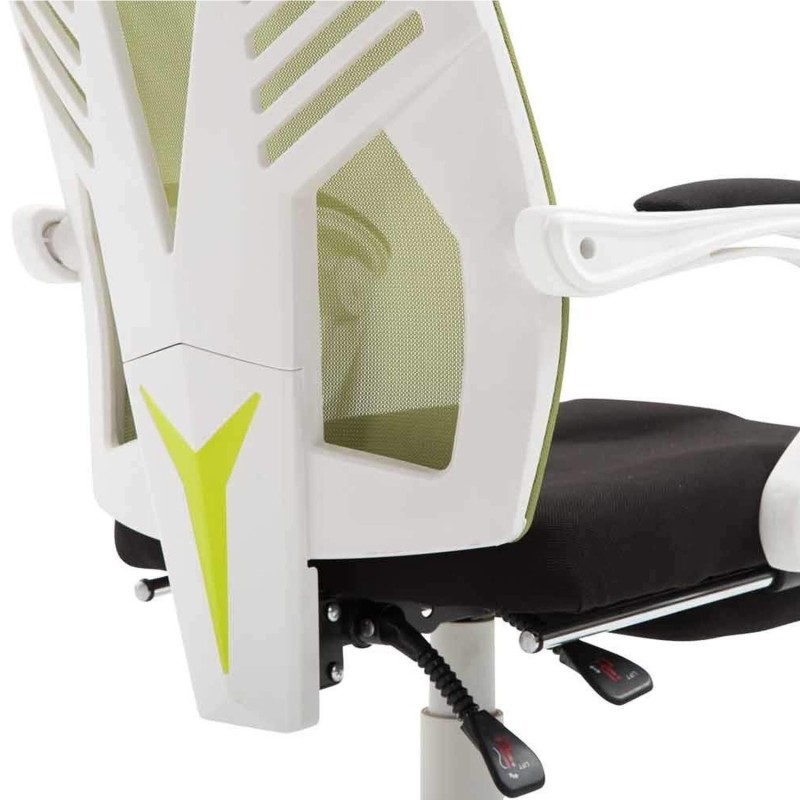 Silla Gaming NEON WHITE en Malla Transpirable Negra