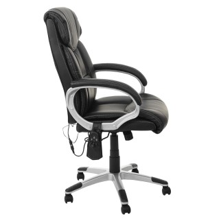 Sillón de oficina SANTIAGO MASAJE, uso 8h, negro 2