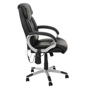 Sillón de oficina SANTIAGO MASAJE, uso 8h, negro