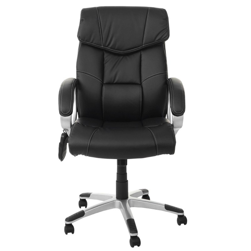 Sillón de oficina SANTIAGO MASAJE, uso 8h, negro