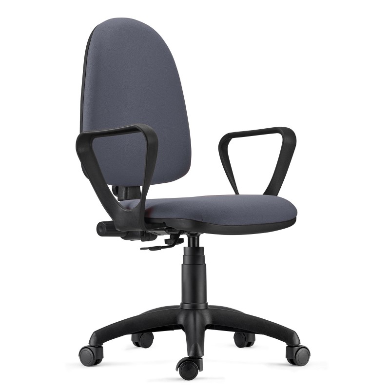 Silla de Oficina ANDREA en Tela color Negro