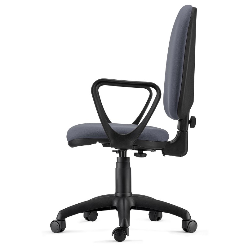 Silla de Oficina ANDREA en Tela color Negro