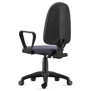 Silla de Oficina ANDREA en Tela color Negro