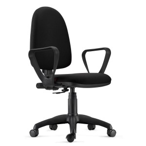 Silla de Oficina ANDREA en Tela color Negro