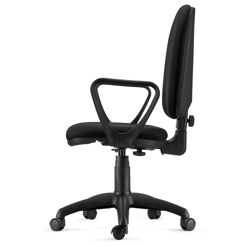 Silla de Oficina ANDREA en Tela color Negro