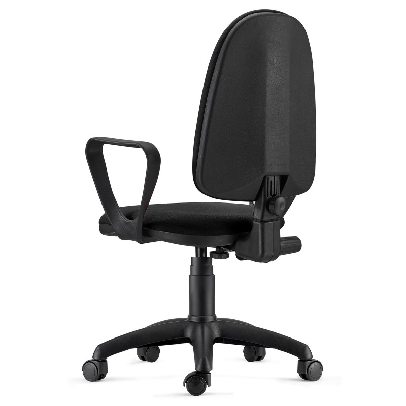 Silla de Oficina ANDREA en Tela color Negro