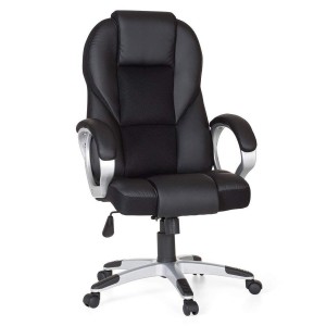 Silla Gaming ELIU en Piel y Malla Negra