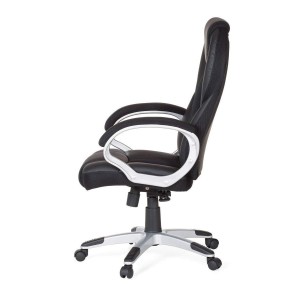 Silla Gaming ELIU en Piel y Malla Negra
