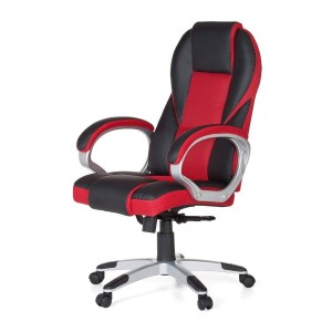 Silla Gaming ELIU en Piel y Malla Negra