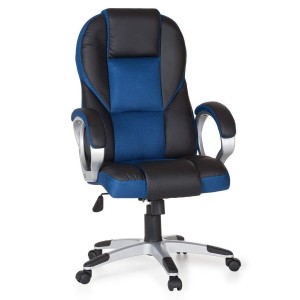 Silla Gaming ELIU en Piel y Malla Negra