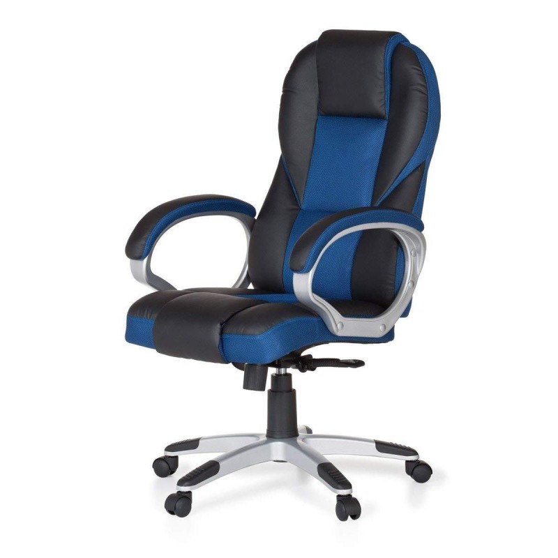 Silla Gaming ELIU en Piel y Malla Negra