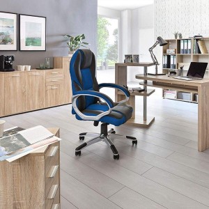Silla Gaming ELIU en Piel y Malla Negra