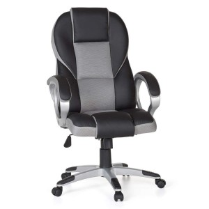 Silla Gaming ELIU en Piel y Malla Negra
