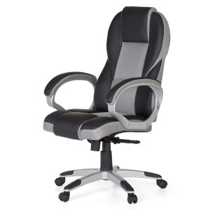 Silla Gaming ELIU en Piel y Malla Negra